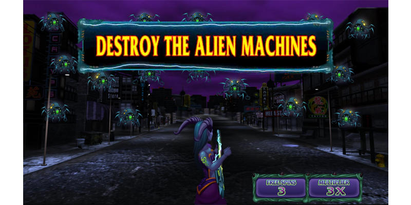 electric diva slot game destroy the alien