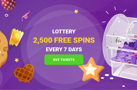 Cookie Casino Lottery – Win up to 100 free spins with every deposit