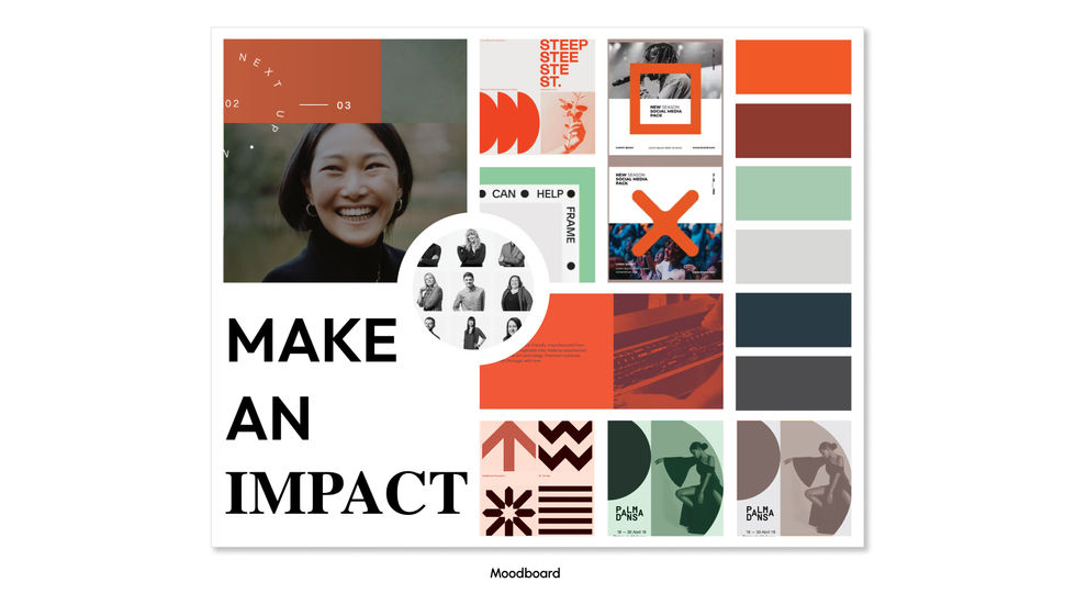 LoSasso Integrated Marketing brand identity moodboard