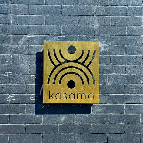 Kasama restaurant sign