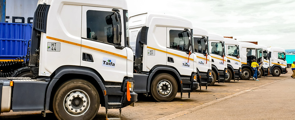 Taifa Transport and Logistics Limited_Trucks Lined up in a row ready to depart