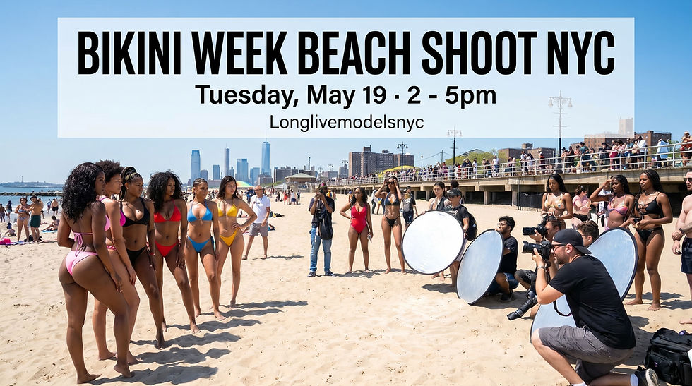 Bikini Week Beach Shoot NYC