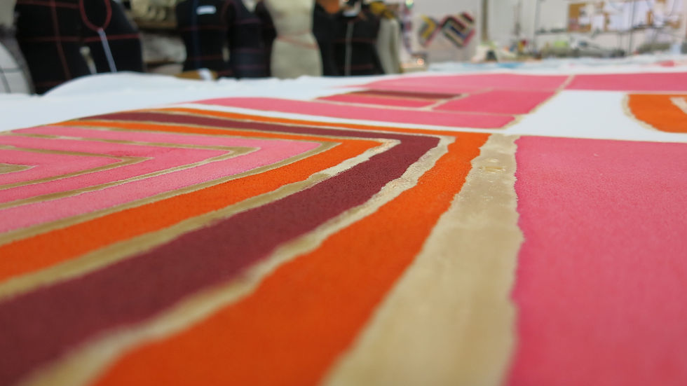 Cire batik et teinture textile