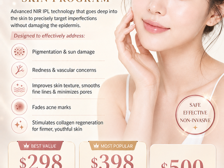 The NIR IPL Milk Glow Facial: Your Path to Flawless, Radiant Skin