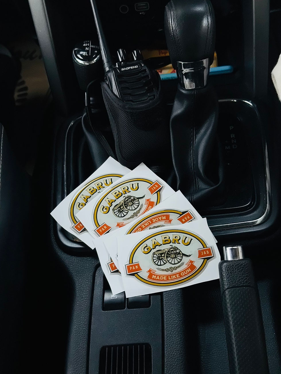 Thumbnail: Gabru Made Like Gun Vintage 3D Gel Premium Decal