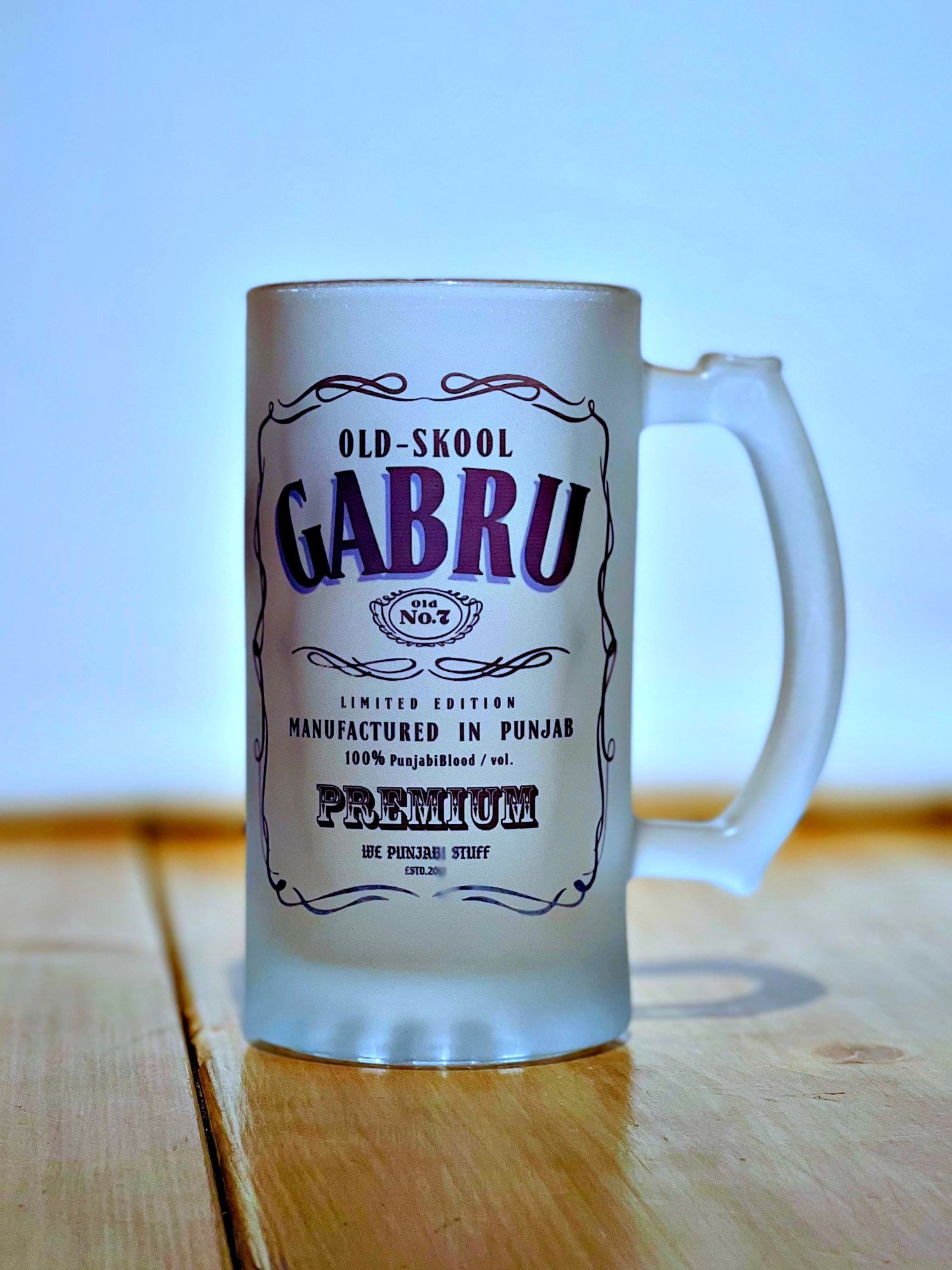 Old Skool Gabru Frosted Mug Premium 500 ml