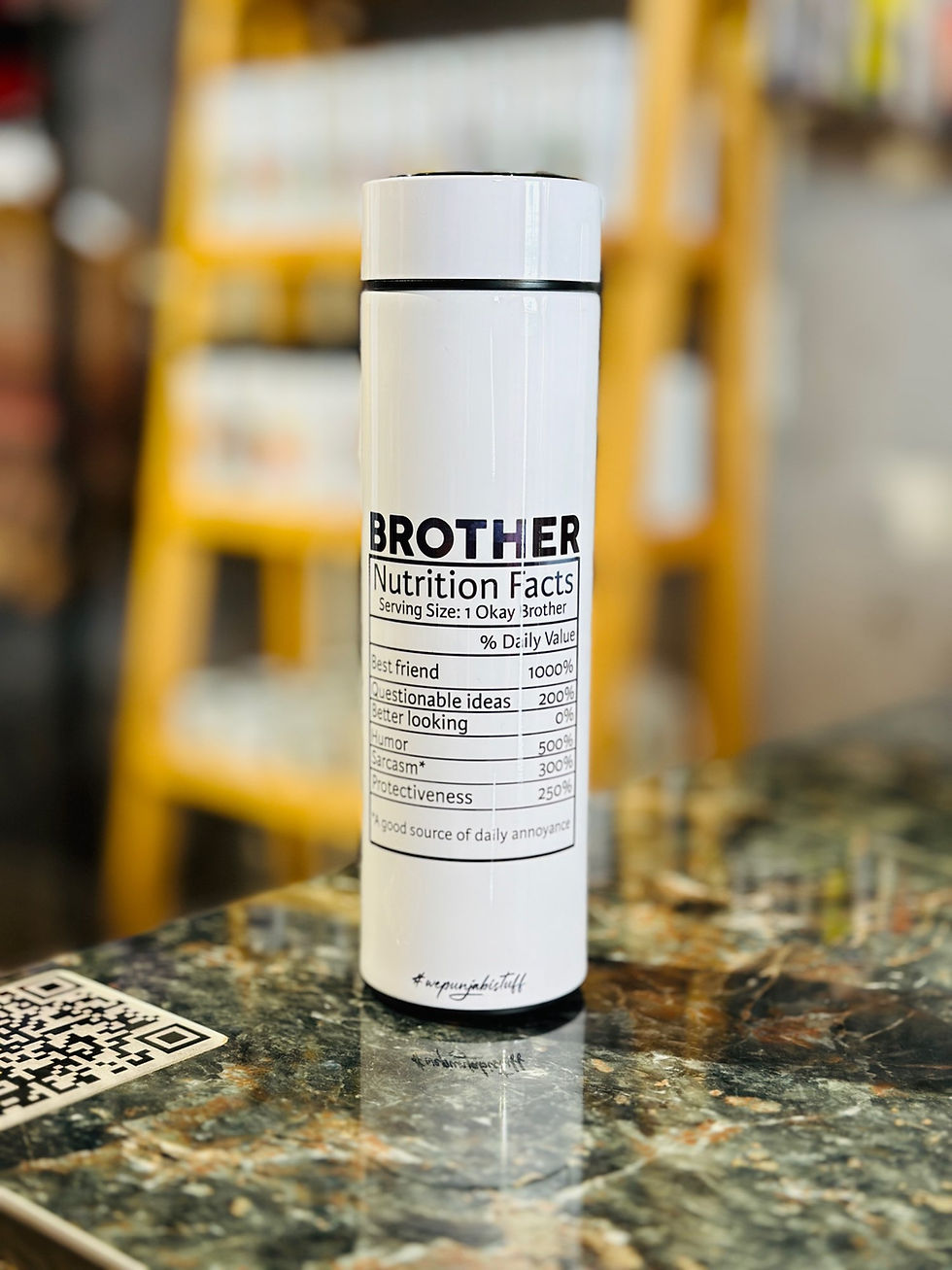 Thumbnail: Siblings Nutritional Facts Insulated Bottle