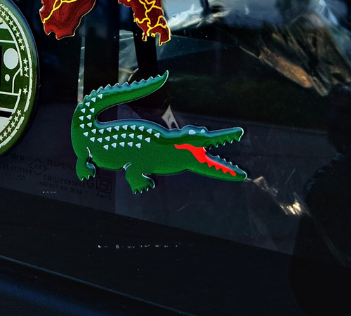 Alligator Lacoste 3D Gel Premium Decal We Punjabi Stuff