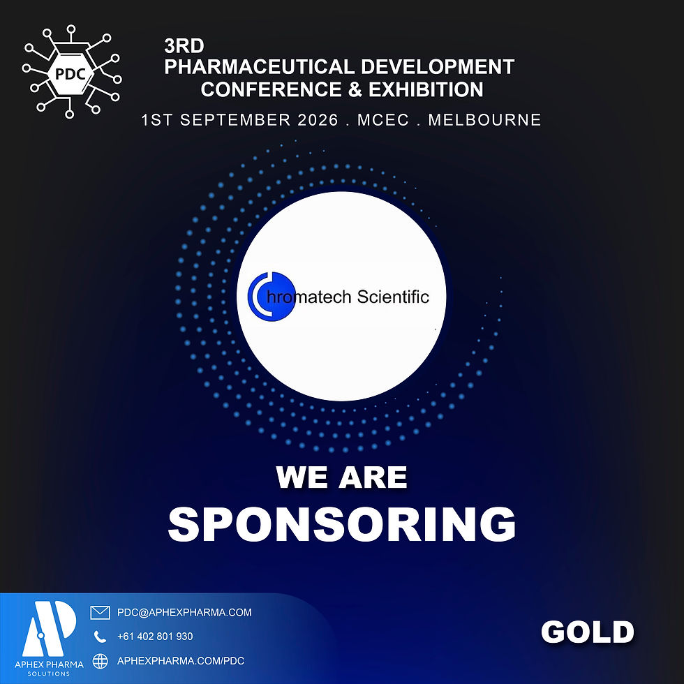 3rd Pharmaceutical Development Conference and Exhibition in Melbourne 1st September 2026