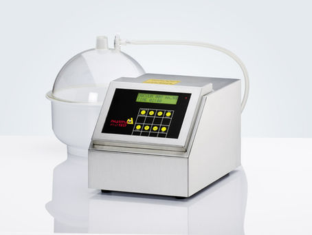 PT-LT apparatus for checking the integrity of tablet strips, blister packs and small bottles.