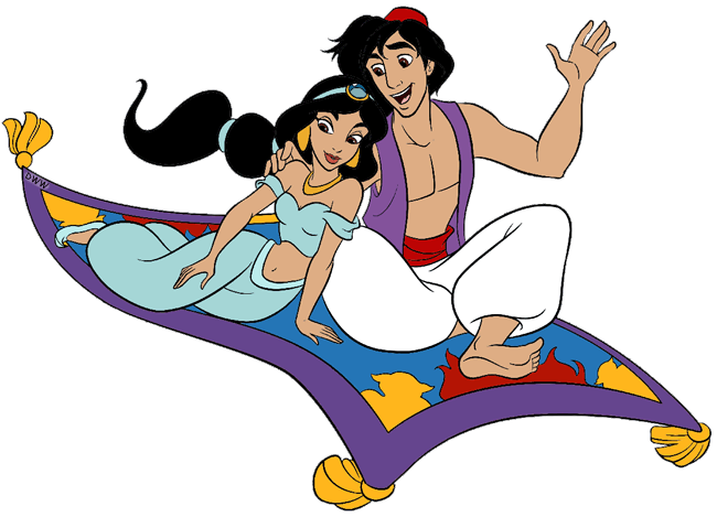 Aladdin and Jasmine.gif