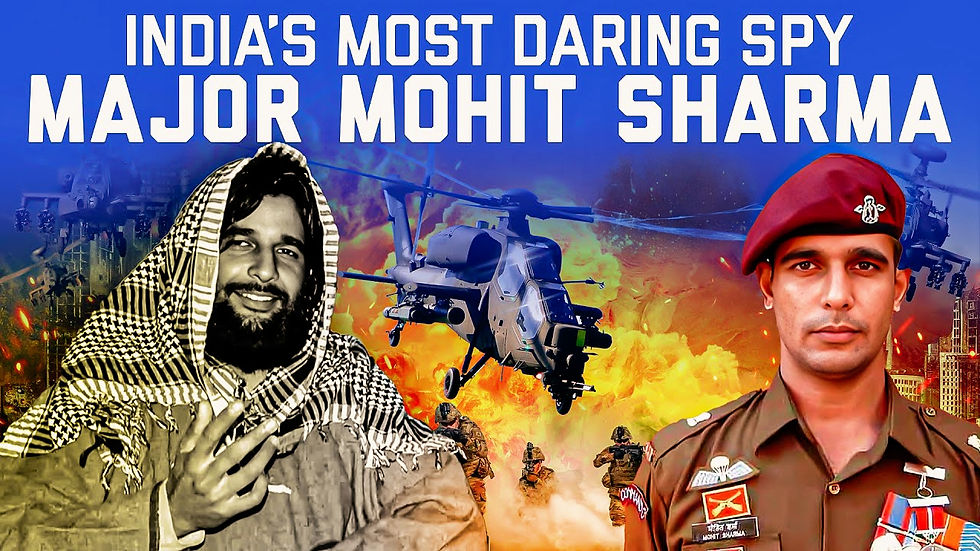 Major Mohit Sharma: The Shadow Warrior Who Became India’s Immortal Legend