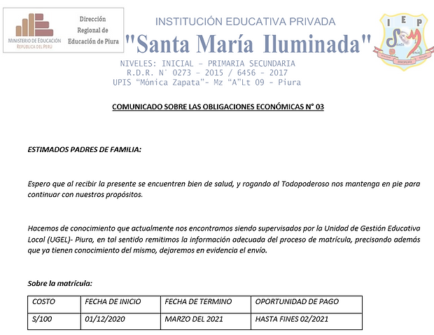 Comunicado