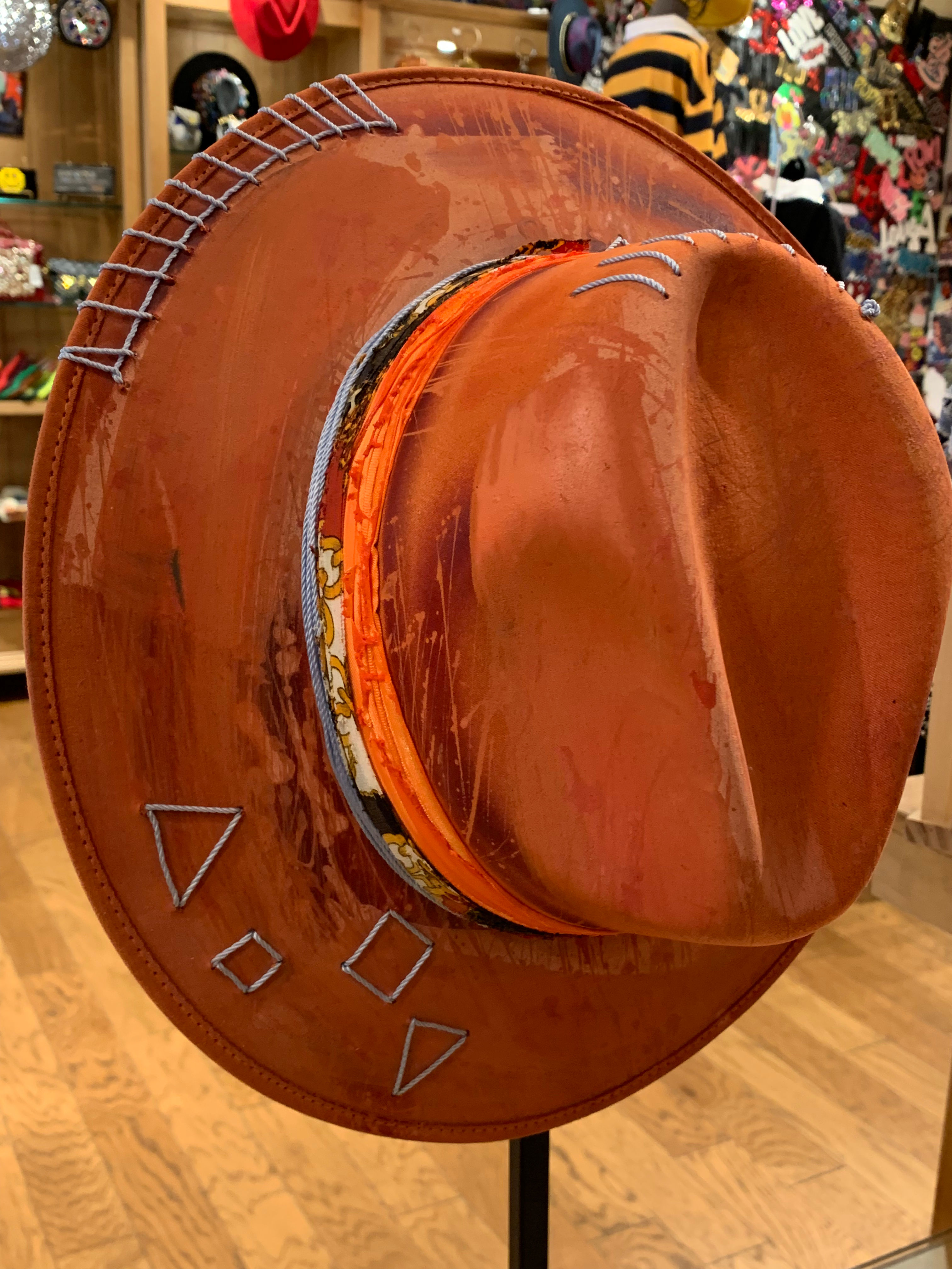 Orange Burst Fedora (L)