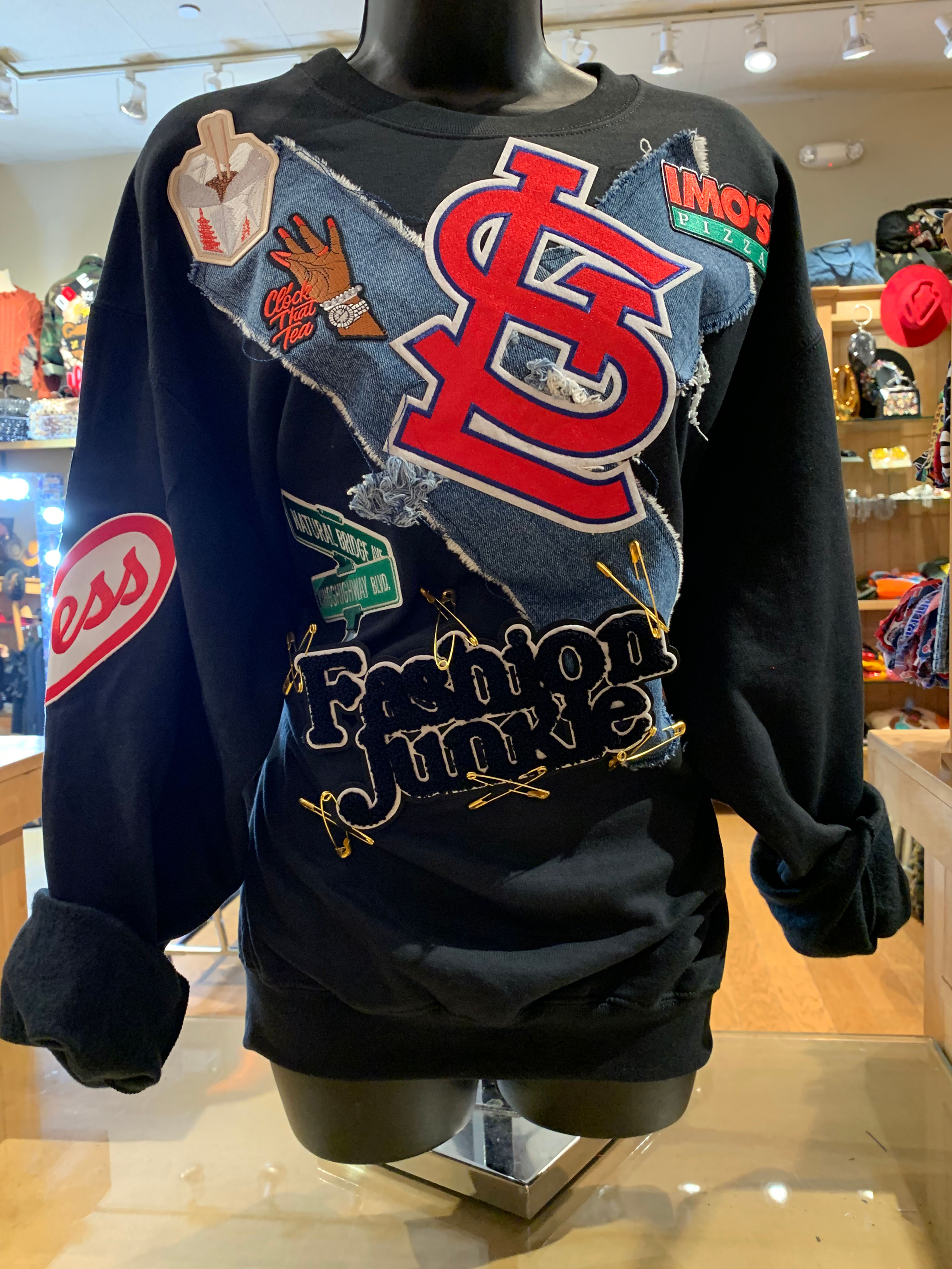 Black STL Junkie Sweatshirt