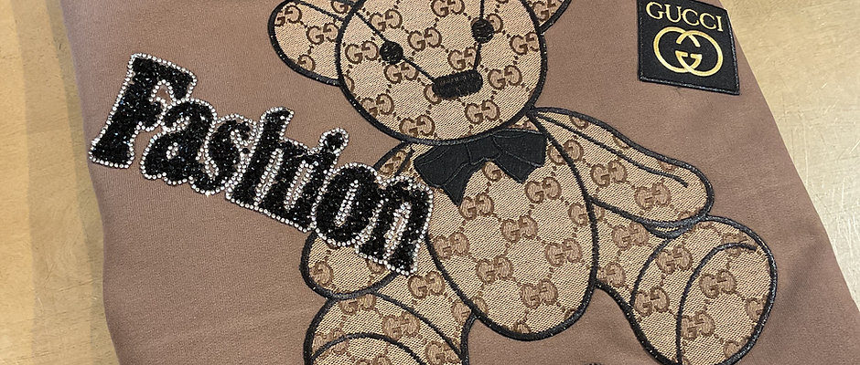 Brown Fashion Gucci Inspired Bear Junkie Hoodie