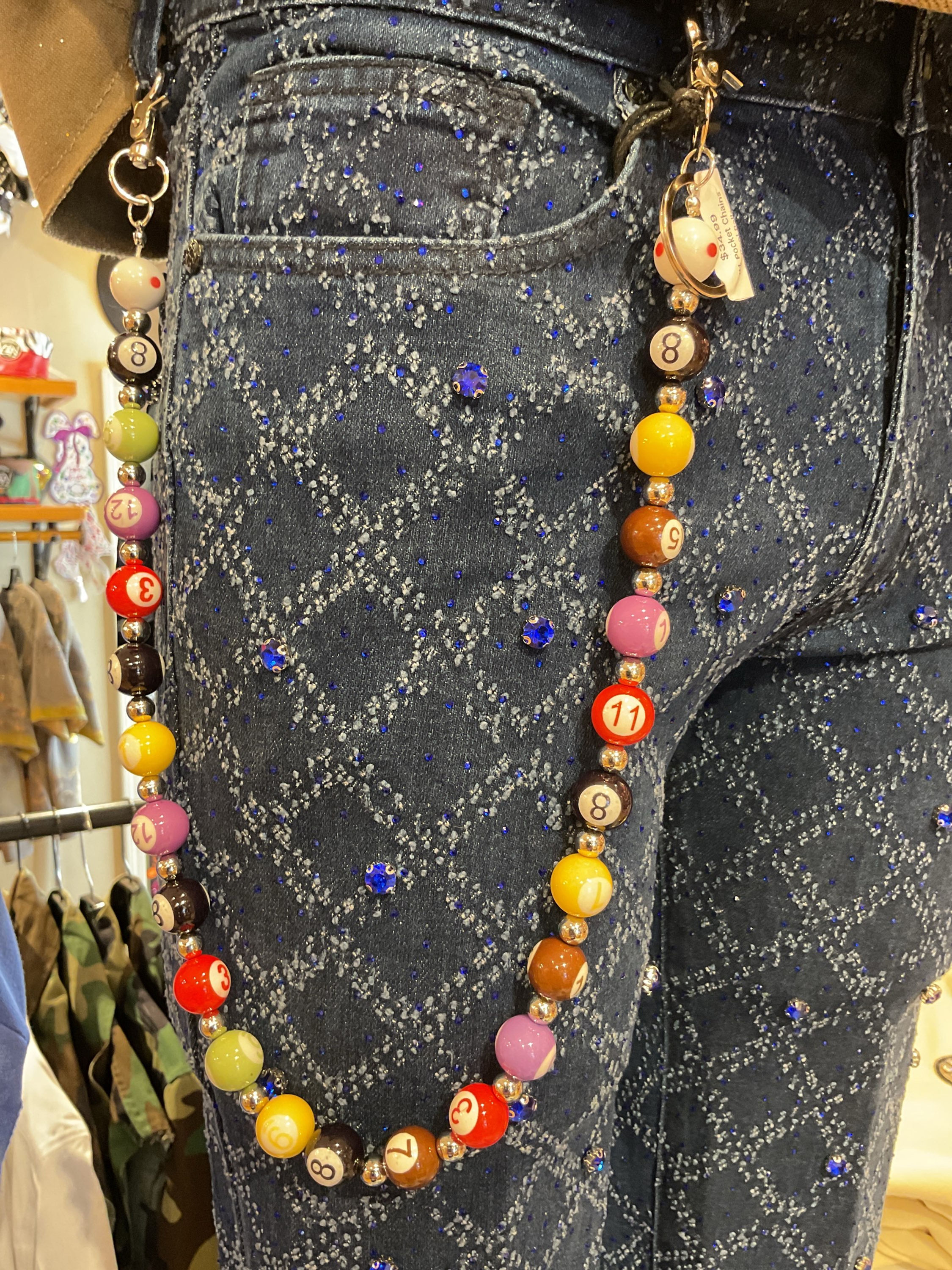 Pool Ball Pocket Chain