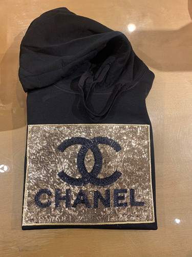 Black Chanel Inspired Hoodie | The Woke Brand