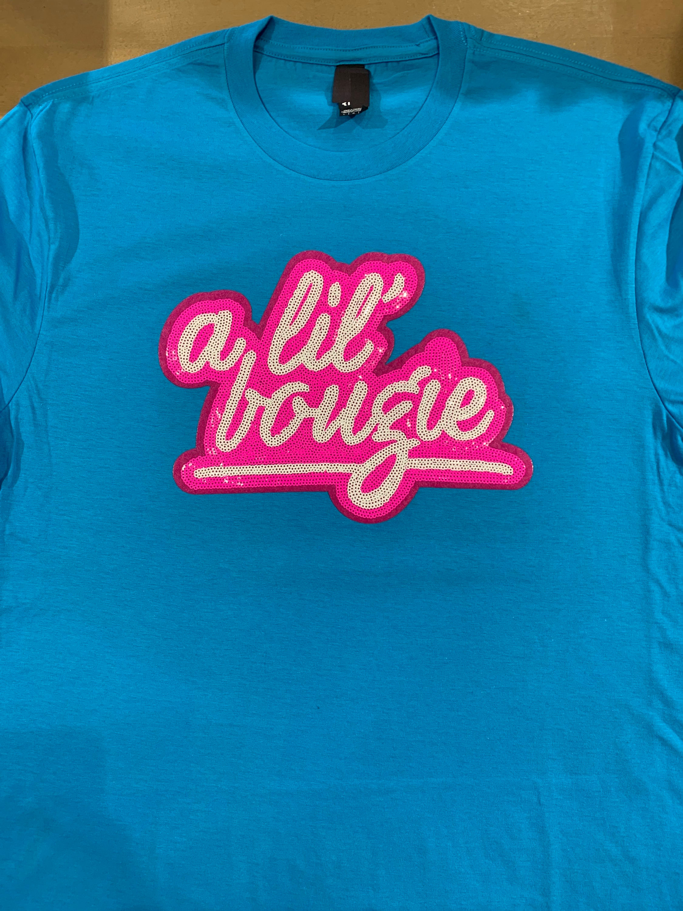 Turquoise A Lil Bougie T Shirt
