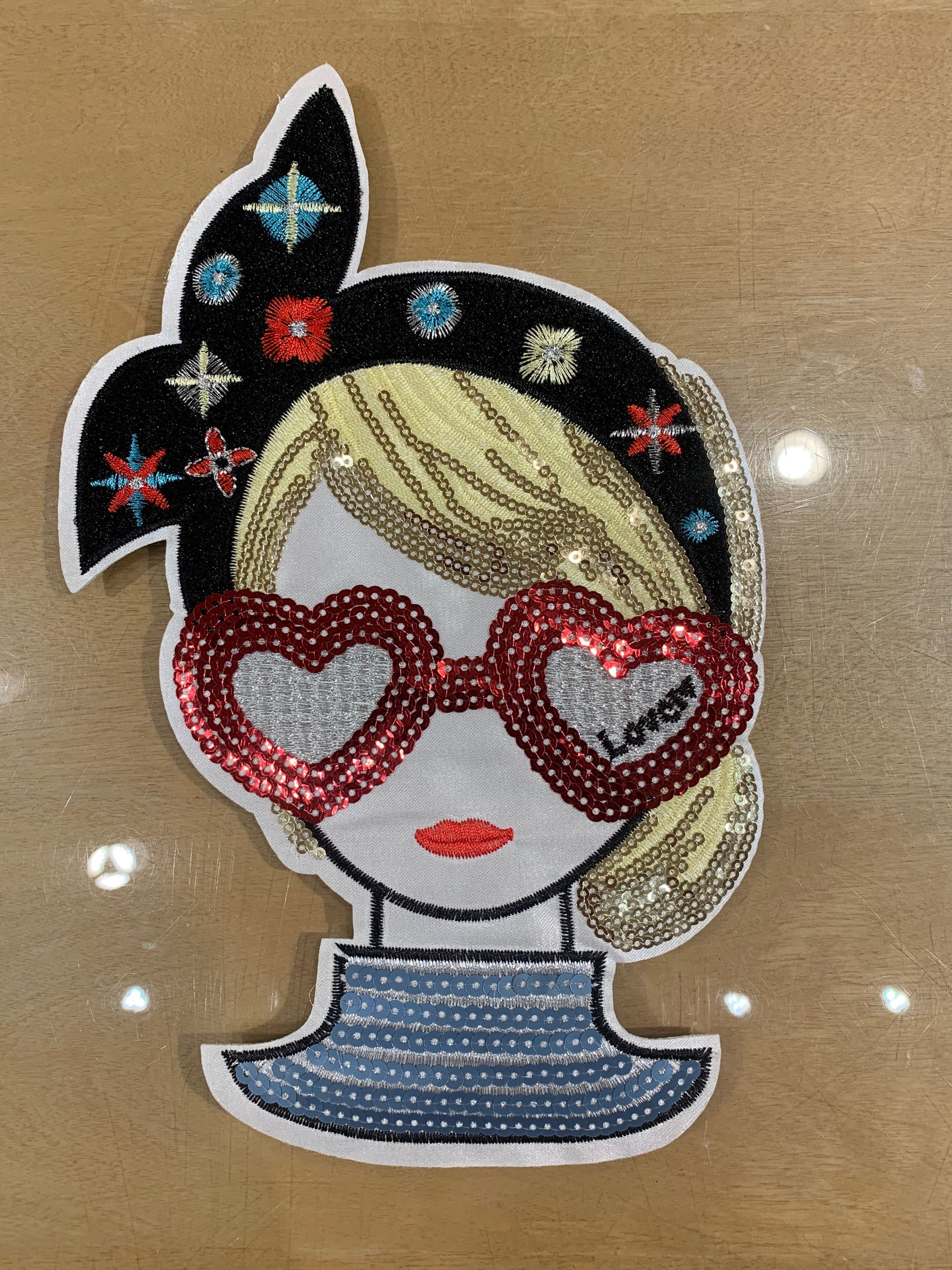 Heart Glasses Head Band Woman