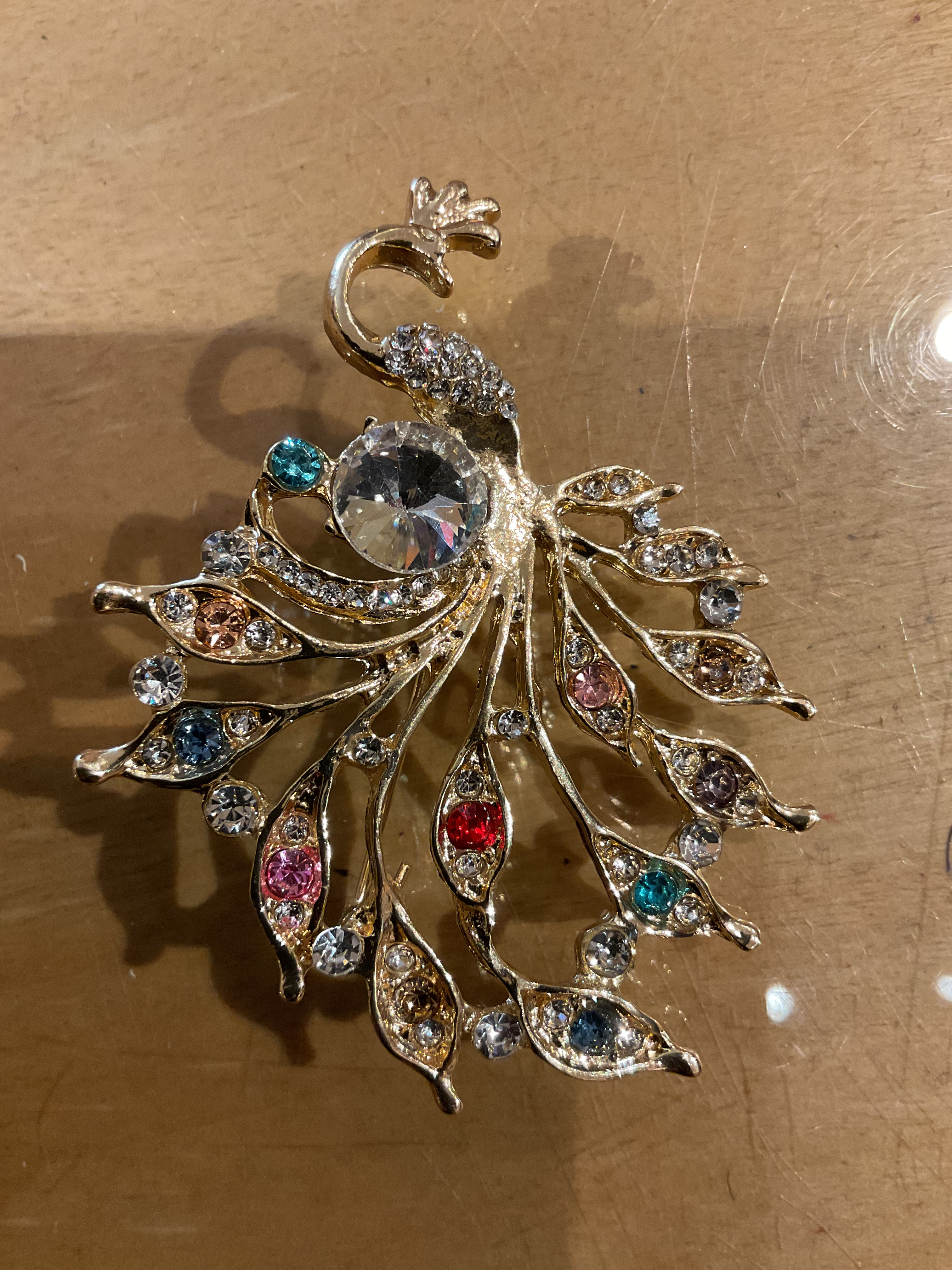 Peacock Brooch 