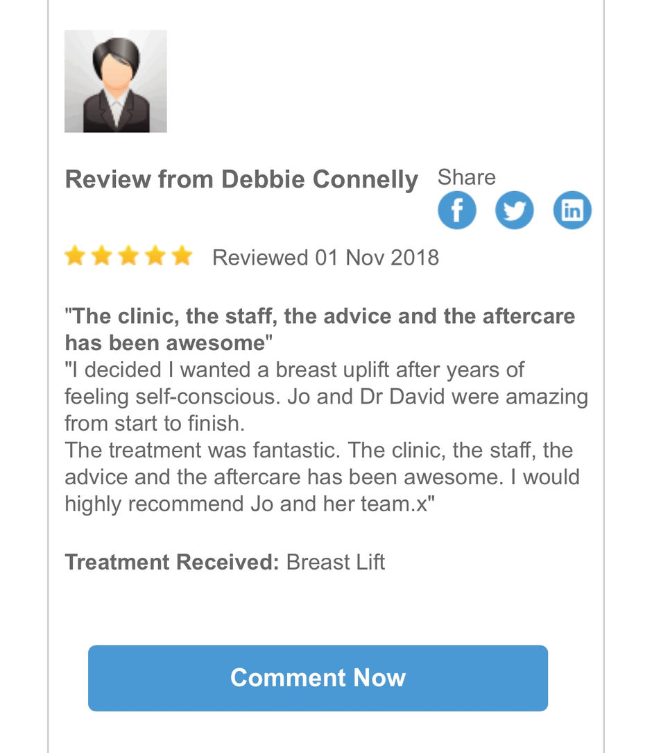 Latest patient review