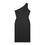 Thumbnail: Elegant Black One-Shoulder Dress – Luxurious Evening Wear
