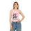 Thumbnail: Women's Micro Rib Racer Tank Top – Retro Girl Design