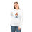 Thumbnail: Unisex Performance Long Sleeve Shirt - Cute Ghost with Flower Design