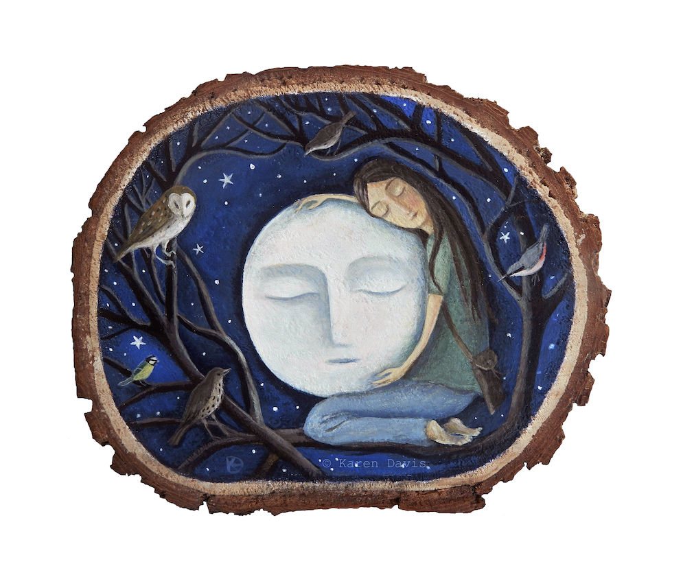 She Loved the Moon so Dearly. Print. A4/189gms