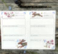 x1 Gentle Journal Page. 'DIGITAL DOWNLOAD' PDF File. Hare