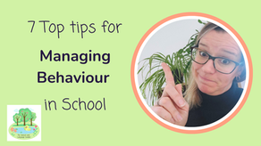 Tips for managing behaviour in school