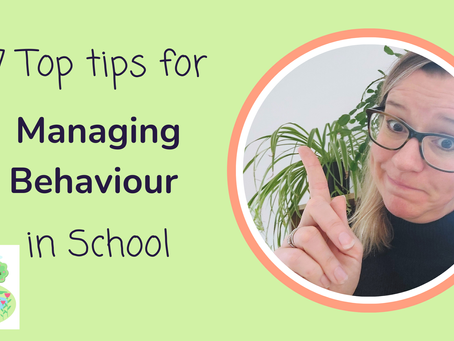 Tips for managing behaviour in school