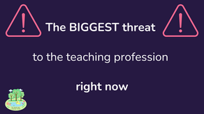 The biggest threat to the teaching profession right now