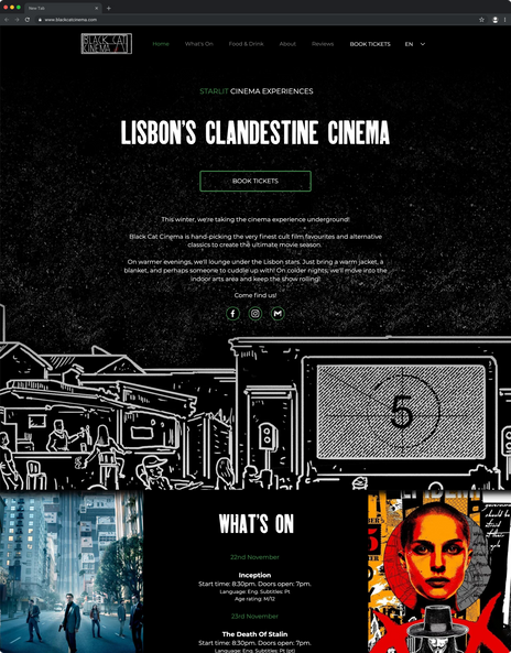 Black Cat Cinema project homepage