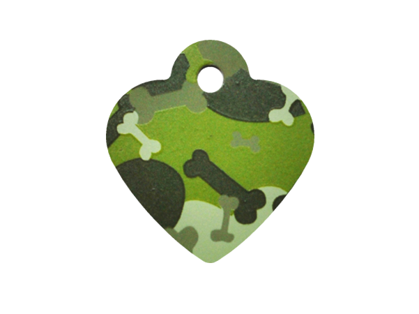 Thumbnail: Camouflage Print Heart GY/GN