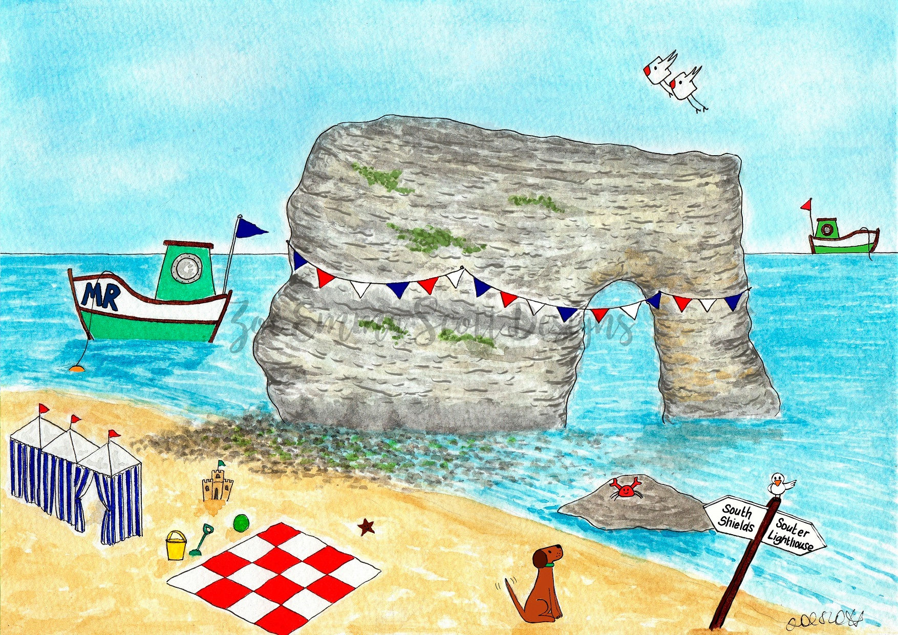 Marsden Rock, South Shields