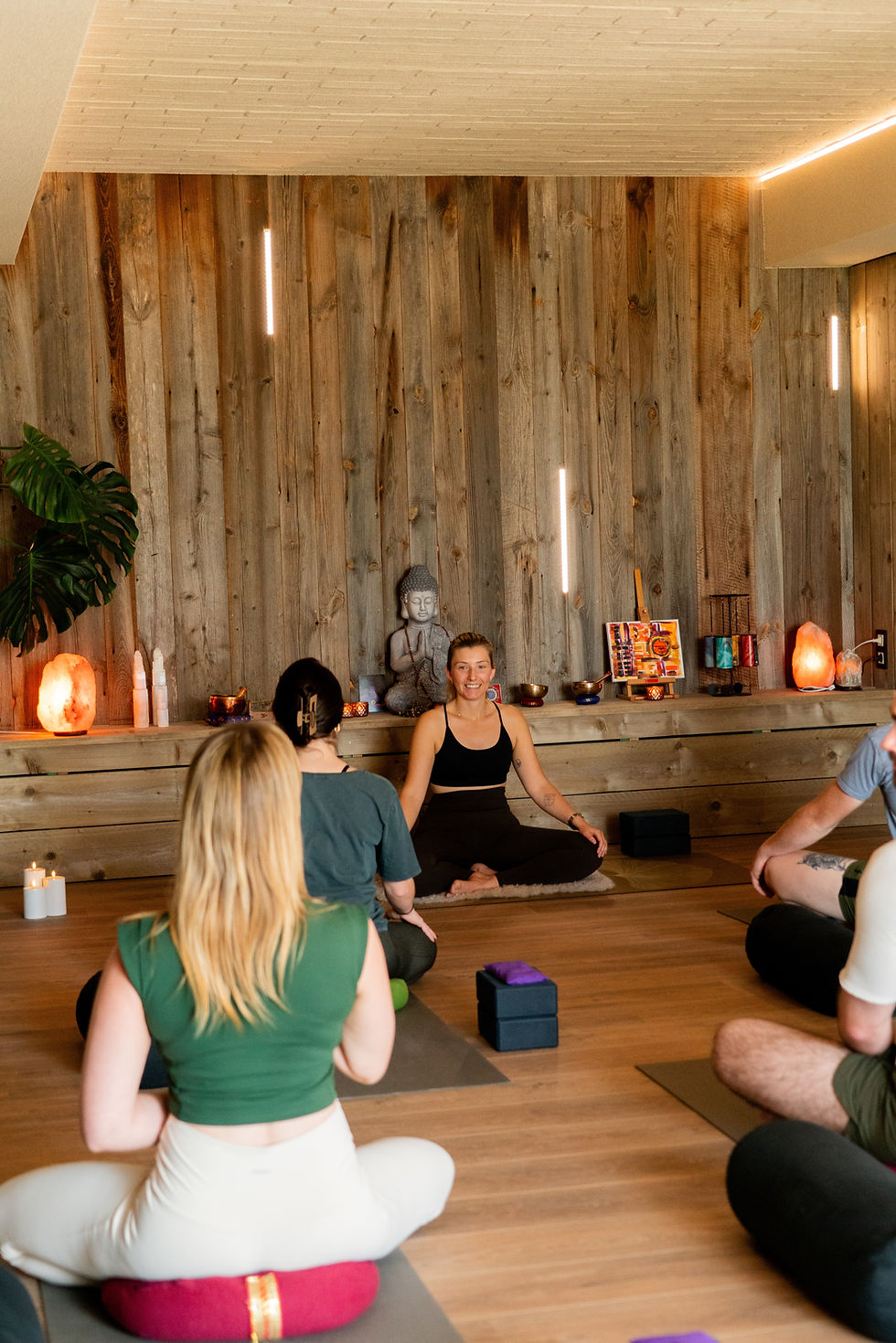 XL yoga sessie - reis naar binnen