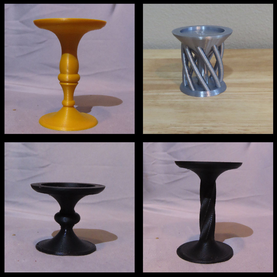 Decorative tea light candlestick