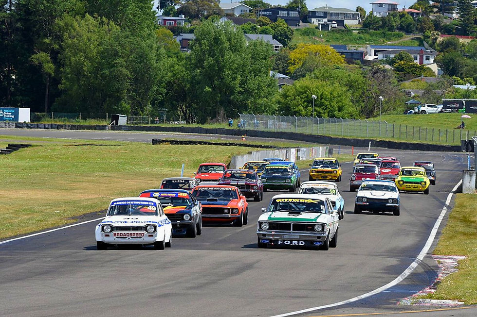 NZ Historic Car Racing event