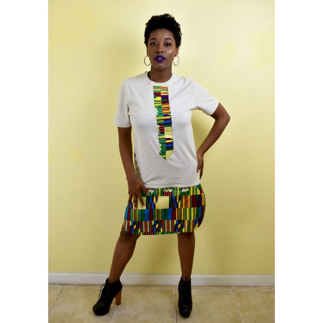 Afro Tee-Shirt Dress