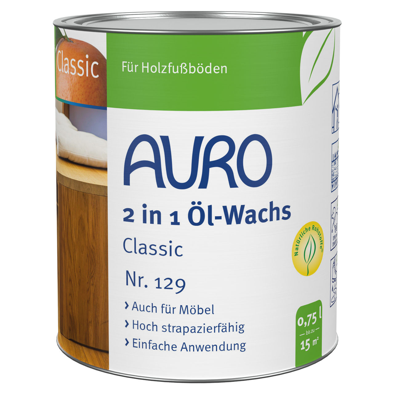 2 in1 Öl-Wachs Classic 129, 0.75l