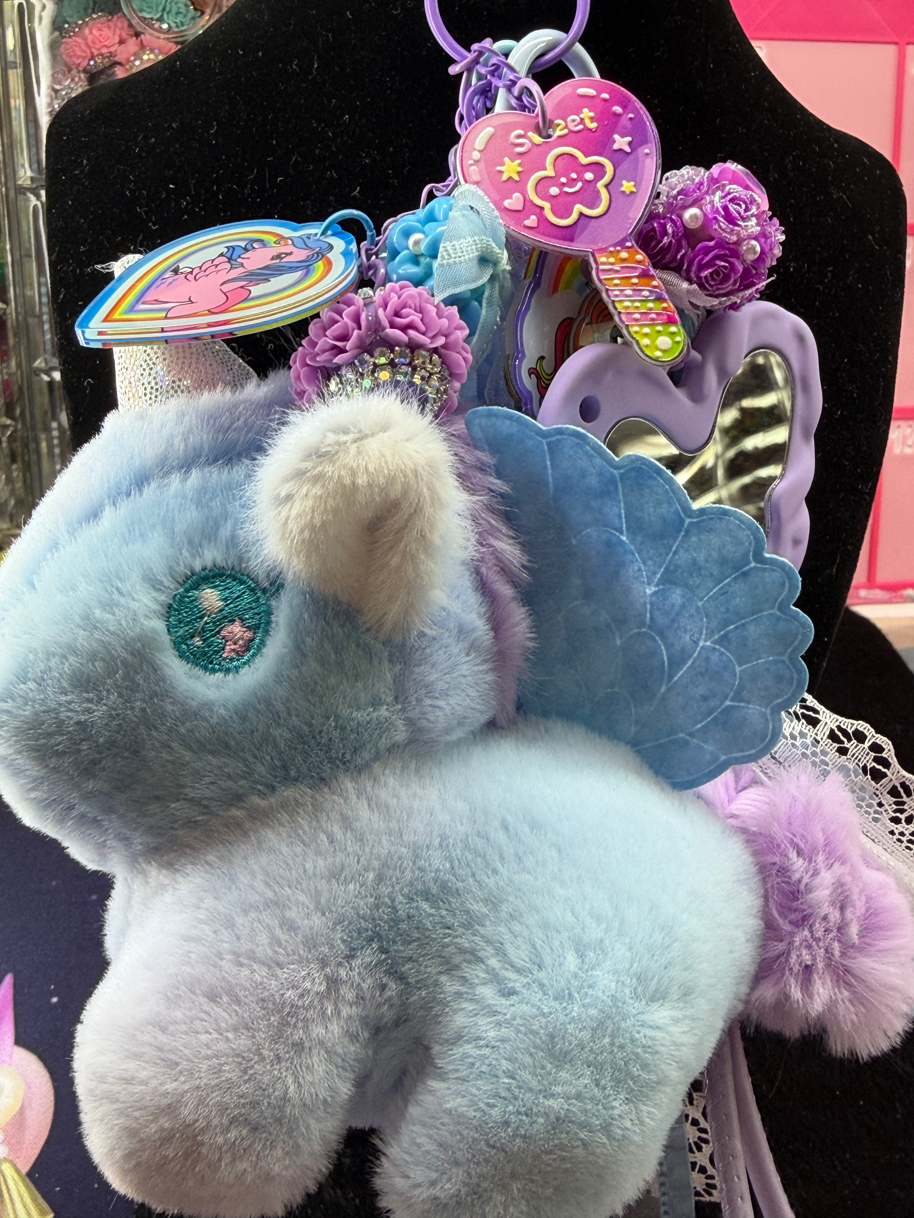 Unicorn keychain