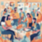 Illustration of Social Wellbeing of Employees