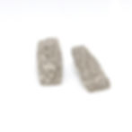 Cercei din ceramică texturată