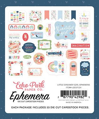 Thumbnail: LITTLE DREAMER GIRL EPHEMERA