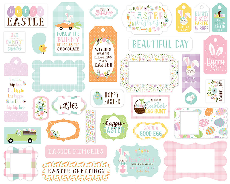 Thumbnail: WELCOME EASTER FRAMES & TAGS