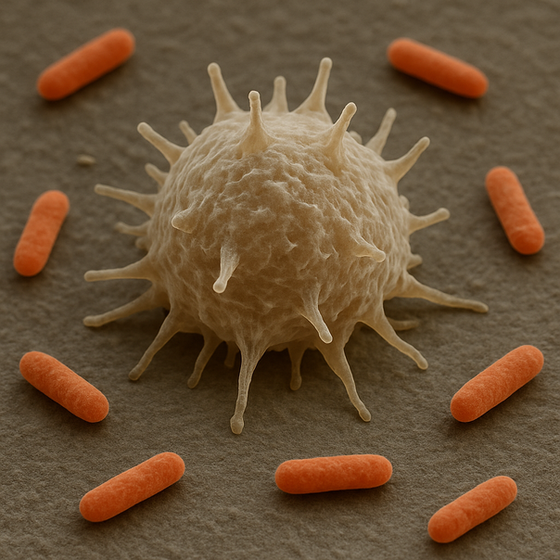Bacteria Consumed by Immune Cells Become Part of the Cell