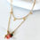 Thumbnail: Gold Leaves Necklace