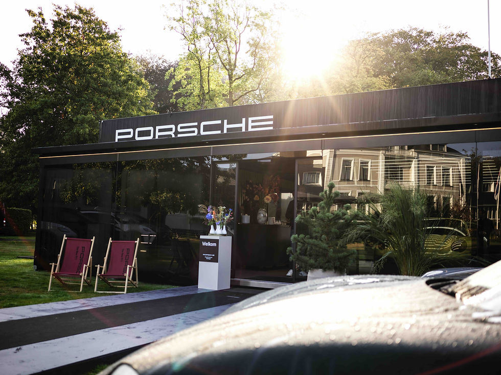 Zijdebloemen event Porsche